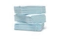 Blue folded tissue papers