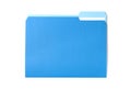 Blue Folder Royalty Free Stock Photo