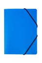 Blue folder isolated Royalty Free Stock Photo