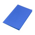 Blue Folder isolated on white Royalty Free Stock Photo