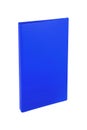 Blue folder isolated on white Royalty Free Stock Photo