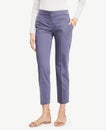 Blue formal pants for womenÃ¢â¬â¢s paired with shite full sleeve T-Shirt and flat footwear with white background