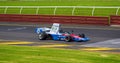 Blue Formula 5000 car