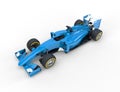 Blue Formula One Car Royalty Free Stock Photo