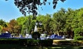 Blue Fountain in Subotica, Serbia