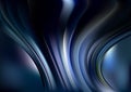 Blue Fractal Art Modern Background Vector Illustration Design Royalty Free Stock Photo