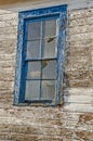 Blue-framed Window Royalty Free Stock Photo