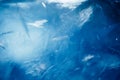 Blue frozen texture of ice Royalty Free Stock Photo