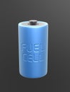 Blue fuel cell battery