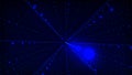 Blue futuristic flow. Data flow information. Digital communication concept. Abstract futuristic background with
