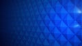 Blue futuristic wall 3D render Royalty Free Stock Photo