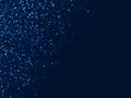 Blue Galaxy Graphic Confetti Design. White Royalty Free Stock Photo