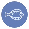 Blue garfish, icon