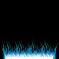 Blue Gas Flames