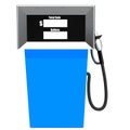 Blue Gas Pump Royalty Free Stock Photo