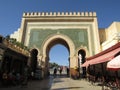 The Blue Gate or Bab Boujloud of Fes Royalty Free Stock Photo