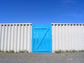 Blue gate to heaven Royalty Free Stock Photo