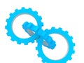 Blue gears