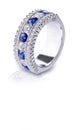 Blue Gemstone Ring Royalty Free Stock Photo