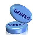 Blue generic drug