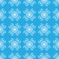 Blue gentle seamless pattern