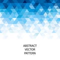 Blue geometric background. Template with triangular design. eps 10 Royalty Free Stock Photo