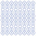Blue Geometric Luxury Ornamental Pattern Royalty Free Stock Photo