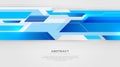 Blue geometric motion technology digital hi tech background. Bright modern abstract vector design ideal for banner, web sites, Royalty Free Stock Photo