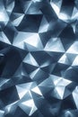 Blue Geometric Shapes Intersecting on a Dark Background, Portrait Images Generative AI Royalty Free Stock Photo