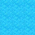 Blue geometrical diagonal striped square mosaic tile pattern background Royalty Free Stock Photo