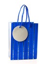 Blue Gift Bag Royalty Free Stock Photo