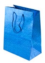 Blue gift bag Royalty Free Stock Photo