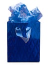 Blue Gift Bag Royalty Free Stock Photo