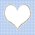 Blue Gingham Torn Background for your message