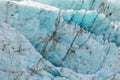 Blue glacier ice background texture pattern Royalty Free Stock Photo
