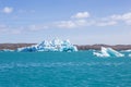 Blue glacier ice-Jokulsarlon lagoon-Iceland Royalty Free Stock Photo