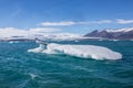 Blue glacier ice-Jokulsarlon lagoon-Iceland Royalty Free Stock Photo