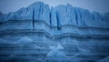 Blue Glacier Ice Wall Landscape Royalty Free Stock Photo
