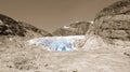 blue glacier, Norway Royalty Free Stock Photo