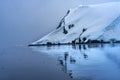 Blue Glacier Snow Mountains Paradise Bay Skintorp Cove Antarctica Royalty Free Stock Photo