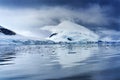 Blue Glacier Snow Mountains Paradise Bay Skintorp Cove Antarctica Royalty Free Stock Photo