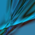 Blue glass Abstract waves