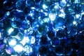 blue glass balls texture Royalty Free Stock Photo