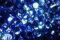 blue glass balls texture Royalty Free Stock Photo