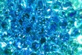 blue glass balls texture Royalty Free Stock Photo