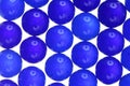 Blue glass balls texture Royalty Free Stock Photo