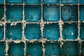 Blue glass blocks Royalty Free Stock Photo