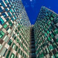 Blue,glass,building facade Royalty Free Stock Photo