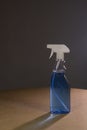 Blue Glass Cleaner Spray Spraying Dispersion Pulverize