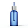 Blue Glass Dropper Bottle Royalty Free Stock Photo